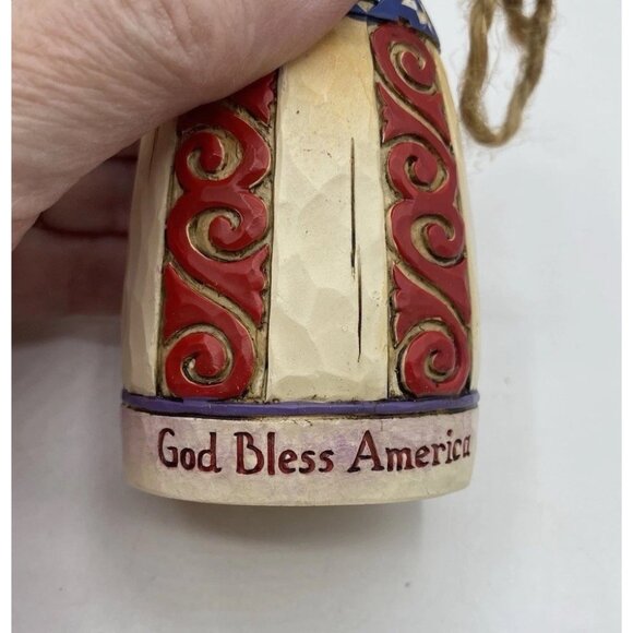 Jim Shore Heartwood Creek Patriotic Angel Eagle Christmas Ornament Lot 2 No Box - Picture 10 of 13